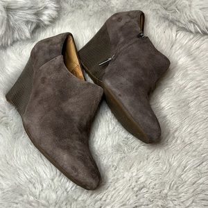 Clarks Grey Booties